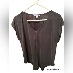 Green Envelope Zipper Top